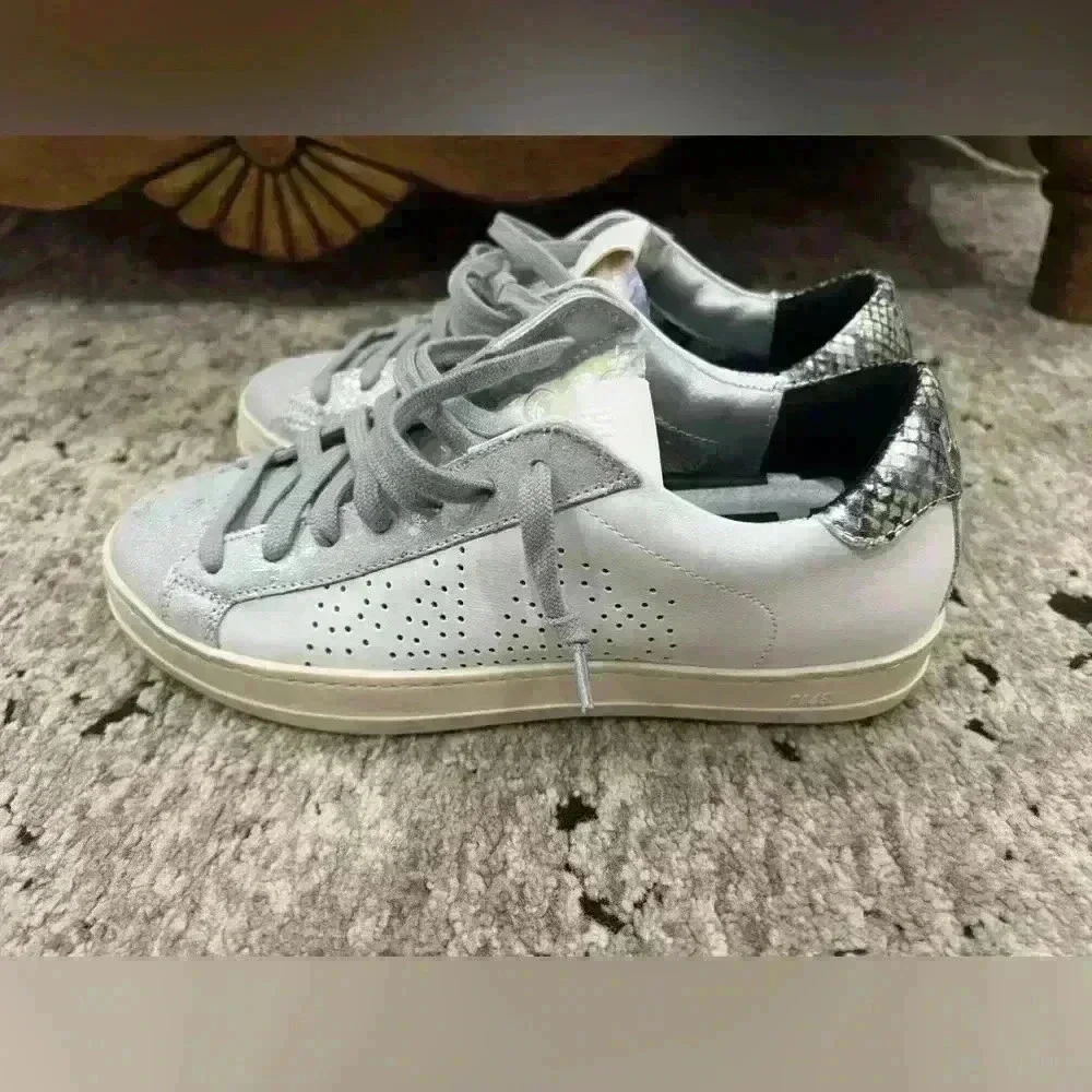 P448 John White / Wasabi Sneakers - Picture 1 of 10